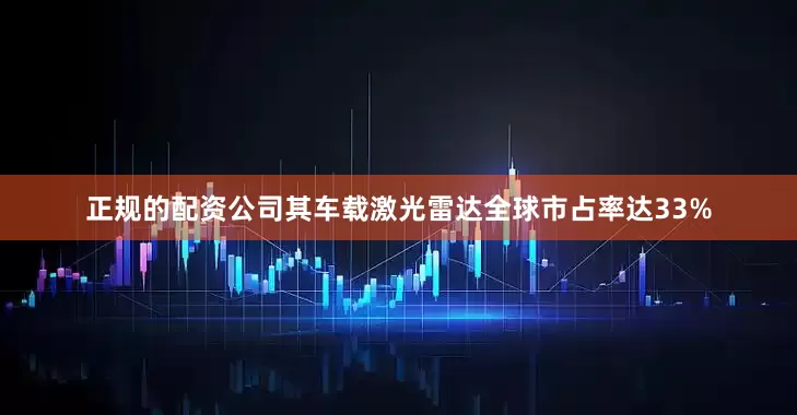 正规的配资公司其车载激光雷达全球市占率达33%